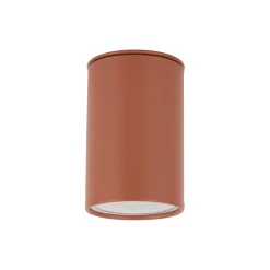 Faretto da soffitto cilindro colore mattone