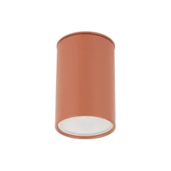 Faretto da soffitto cilindro colore mattone