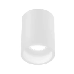 Faretto da soffitto cilindro bianco di alluminio