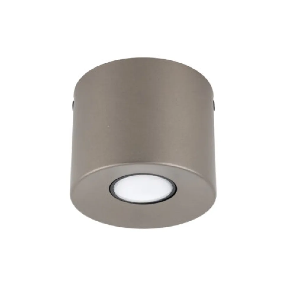 Faretto da soffitto cilindro corto bronzo