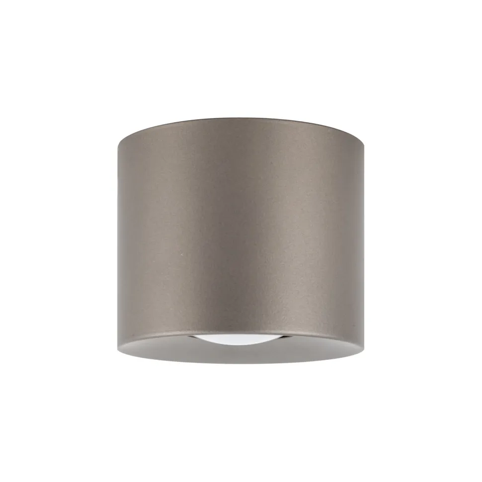 Faretto da soffitto cilindro corto bronzo