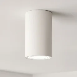 Faretto da soffitto cilindro bianco linea light birba s