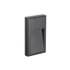 Febe-2 ap segnapasso led 6w 4000k da esterno ideal lux ip65 antracite