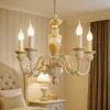 Firenze sp5 ideal lux lampadario stanza da letto classica 5 luci bianco antico oro