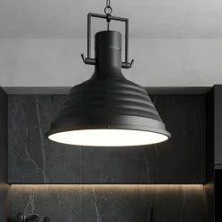 Fisherman sp1 ideal lux lampadario per isola cucina nero opaco