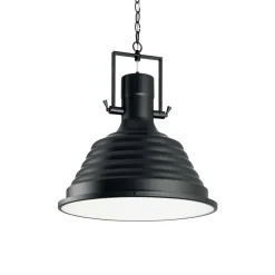 Fisherman sp1 ideal lux lampadario per isola cucina nero opaco