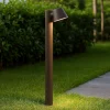 Gas pt1 lampione per esterni giardino marrone ip43 ideal lux