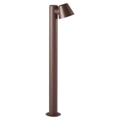 Gas pt1 lampione per esterni giardino marrone ip43 ideal lux