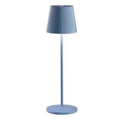 Gea luce brillia lampada da tavolo led 3w 3000k ip54 portatile blu