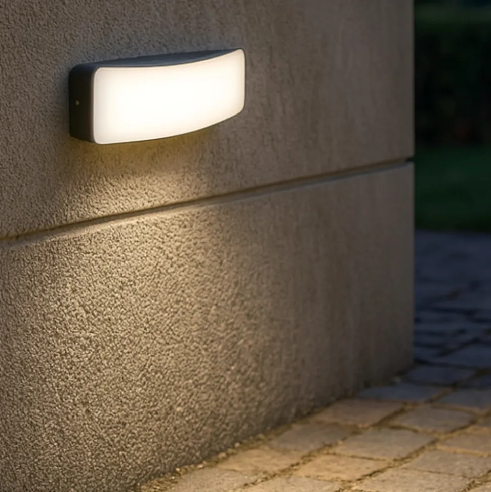 Gea luce dagr segnapasso da esterno 7w 4000k antracite