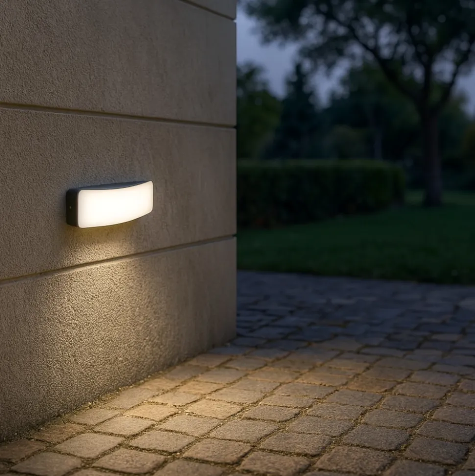 Gea luce dagr segnapasso da esterno 7w 4000k antracite