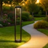 Gea luce eurus lampione da giardino led 3000k antracite ip65 h80 cm