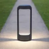 Gea luce eurus lampione da giardino led 4000k antracite h30 cm