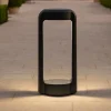 Gea luce eurus lampione da giardino led 3000k ip65 antracite h30 cm