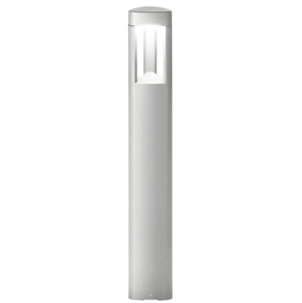 Gea luce janet lampione da giardino moderno grigio