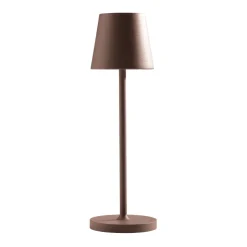 Gea luce lampada da tavolo led 3w 3000k ip54 marrone
