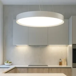 Gea luce ava lampadario cucina led 70w da 3000k a 4000k circolare