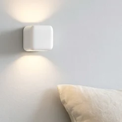 Gea luce babol applique camera da letto cubico bianco
