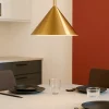 Gea luce barbie lampadario pre cucina sospensione colore oro