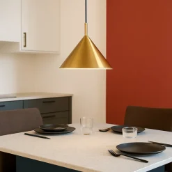 Gea luce barbie lampadario pre cucina sospensione colore oro