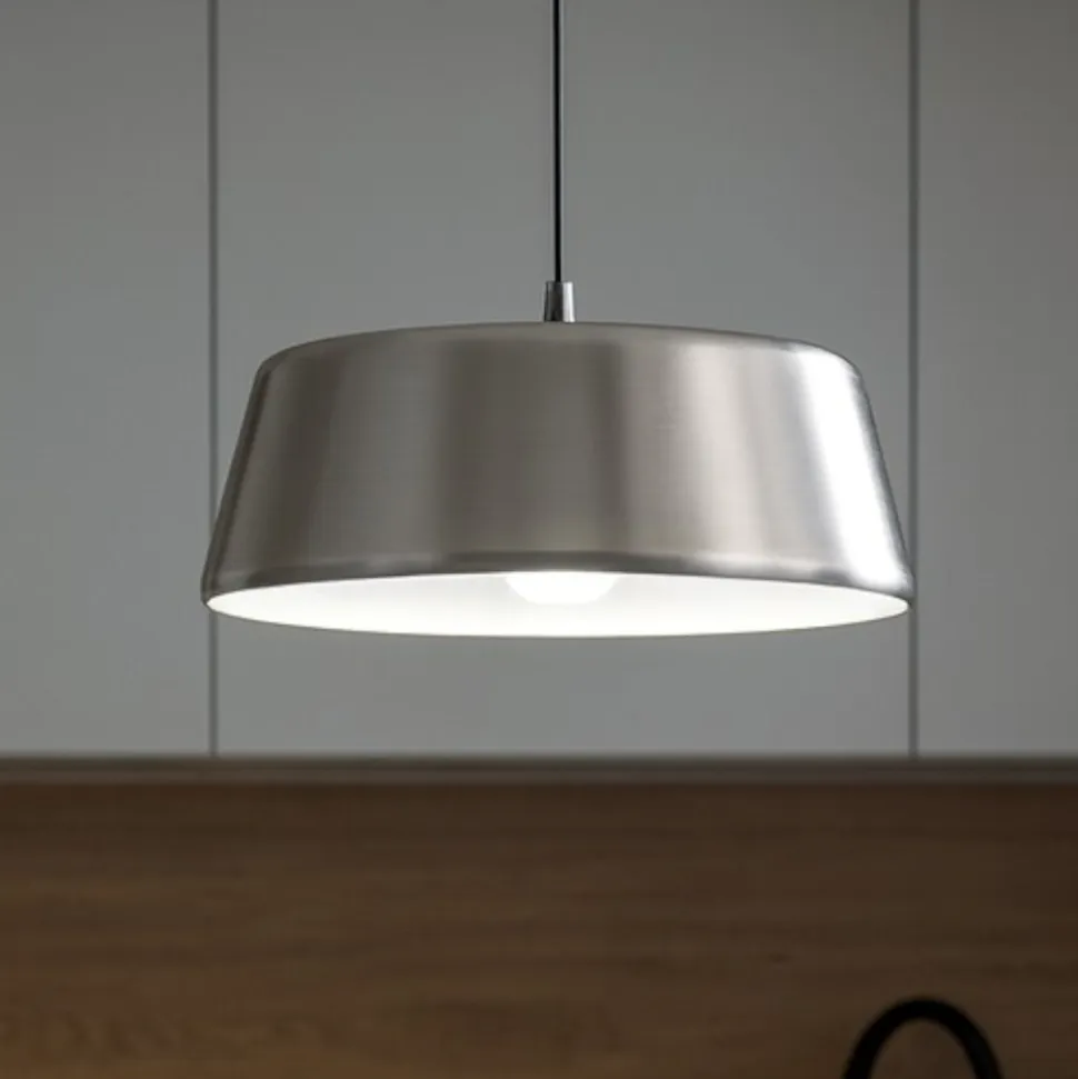 Gea luce blanca lampadario per cucina moderna nickel