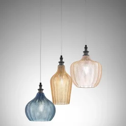 Gea luce cleofe lampadario pendente cucina multicolore