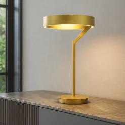 Gea luce criseide lampada da tavolo per salotto led 3000k
