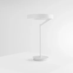 Gea luce criseide lampada da tavolo moderna led 3000k biemissione bianca