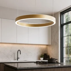 Gea luce criseide lampadario led 80w 3000k per tavolo cucina