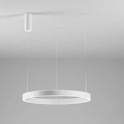 Gea luce criseide lampadario cucina led 80w 3000k bianco rotondo