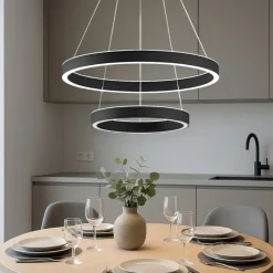 Gea luce criseide lampadario cucina led 60w 3000k design minimal