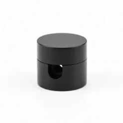 Gea luce decentratore metallo nero
