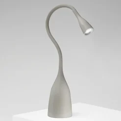Gea luce gls lampada da tavolo led 3000k orientabile e dimmerabile