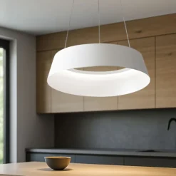 Gea luce juliette lampadario cucina led 50w 3000k bianco rotondo