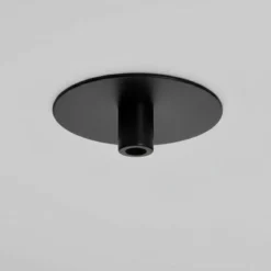 Gea luce rosone da incasso nero accessorio per sospensione