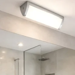 Gita eglo plafoniera da bagno bianco led 4000k ip44