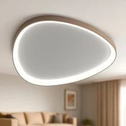 Grande plafoniera vivida lifering sabbia led 60w 3000k 4000k