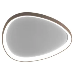 Grande plafoniera vivida lifering sabbia led 60w 3000k 4000k