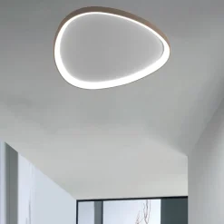 Grande plafoniera vivida lifering sabbia led 60w 3000k 4000k