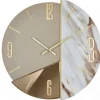 Grande orologio 80cm da parete rotondo moderno resina-legno-vetro