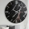 Grande orologio 80cm nero da parete polvere di luna moderno