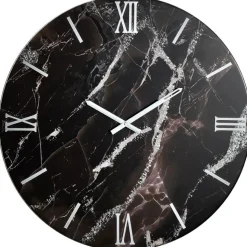 Grande orologio 80cm nero da parete polvere di luna moderno