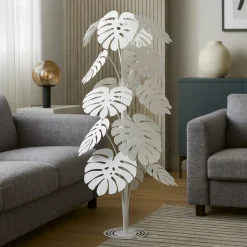 Grande pianta da terra bianca design moderno senza vaso