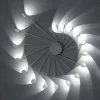 Helix vivida plafoniera bianca led 3000k per soffitto