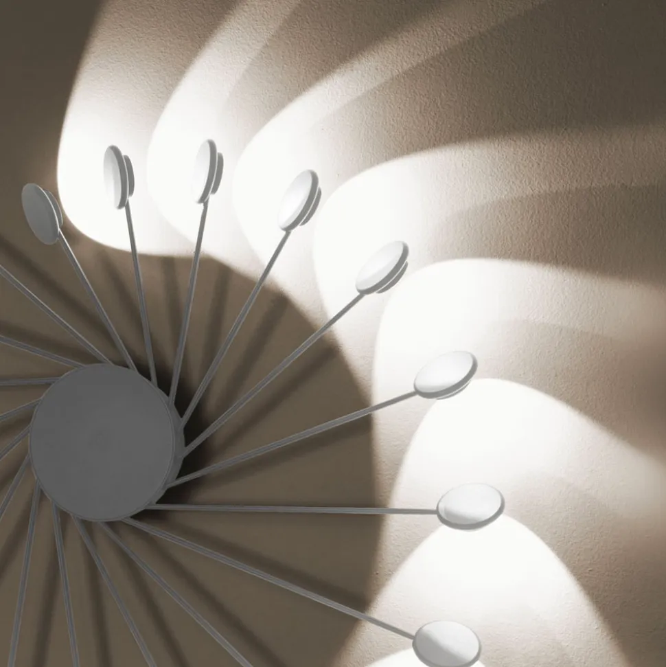Helix vivida plafoniera bianca led 3000k per soffitto
