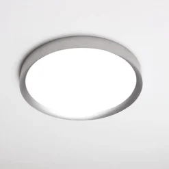 Hera vivida plafoniera rotonda titanio led 50w cct 60 cm