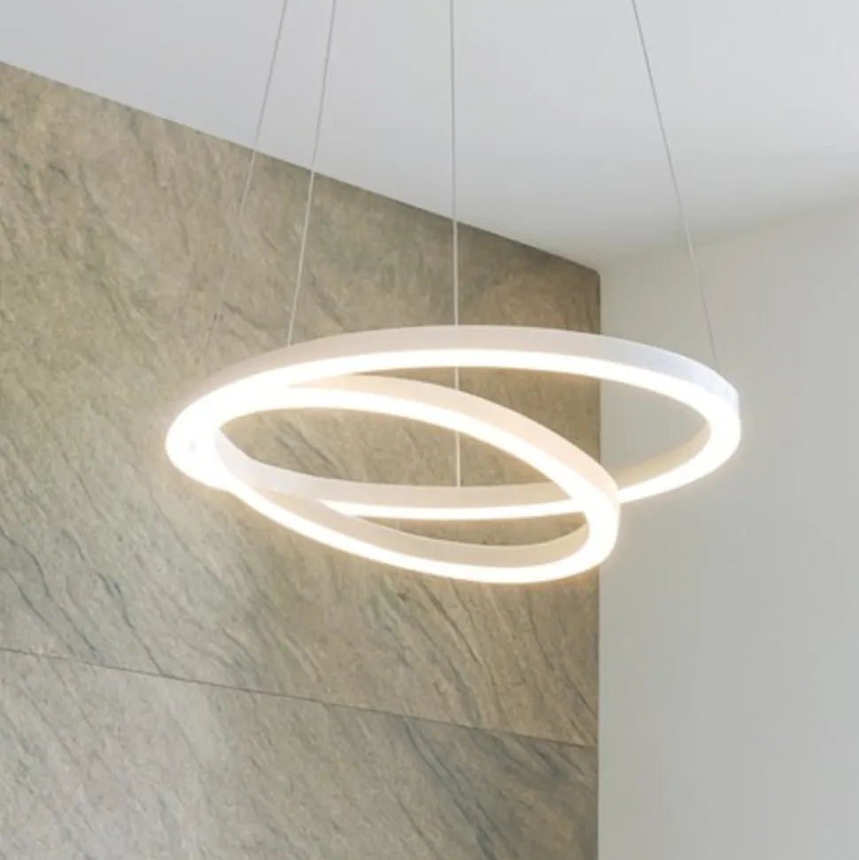 Hurricane vivida lampadario moderno led 60w 3000k dimmerabile