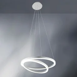 Hurricane vivida lampadario moderno led 60w 3000k dimmerabile