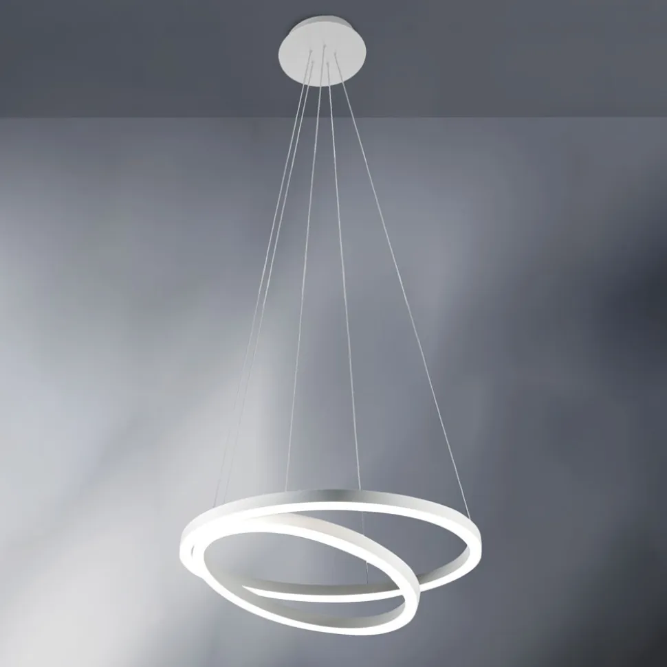 Hurricane vivida lampadario moderno led 60w 3000k dimmerabile