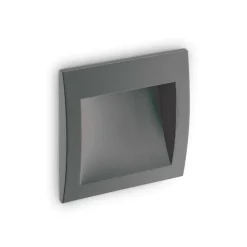 Ideal lux wire segnapasso antracite da esterni incasso parete led 1,5w 3000k ip65